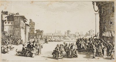 O mercado de escravos de Jacques Callot