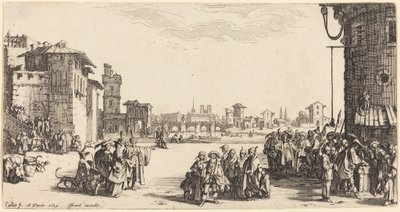 O mercado de escravos de Jacques Callot