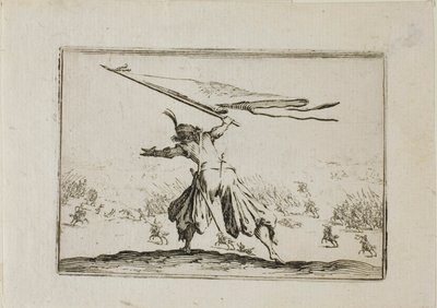 O Porta-estandarte, de Os Caprichos de Jacques Callot