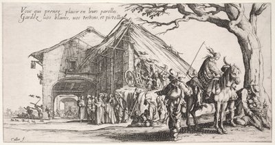 The Bohemians: The Stopping Place: The Fortune Teller de Jacques Callot