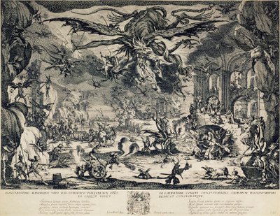 A Tentação de Santo António, 1635.   de Jacques Callot