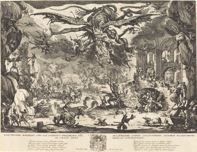 A Tentação de Santo Antônio [segunda versão] de Jacques Callot