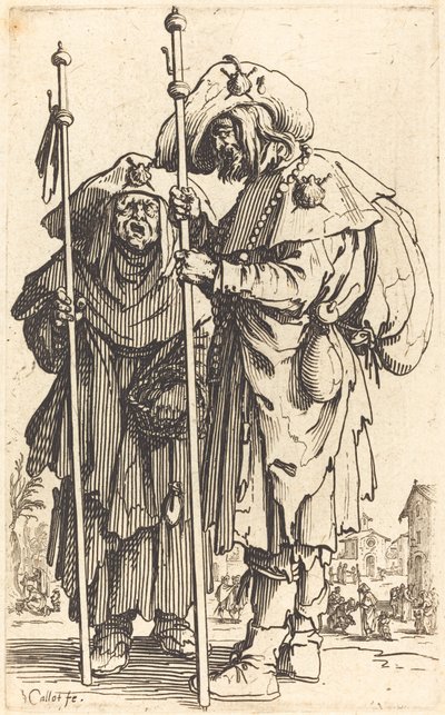 Os dois peregrinos de Jacques Callot