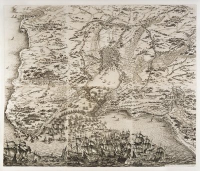 O cerco de La Rochelle ... de Jacques Callot
