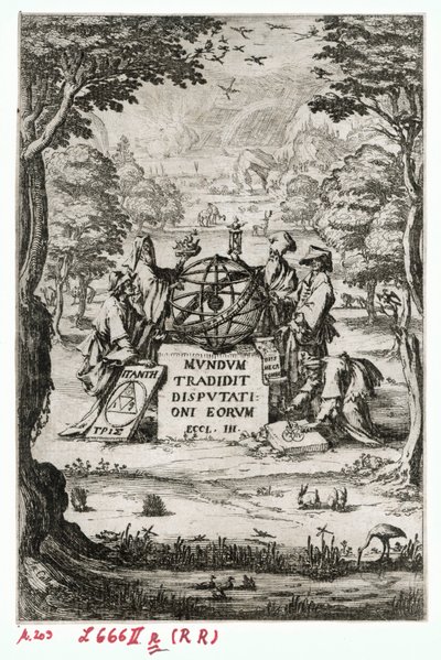 Página de rosto da Sacra Cosmologia ... (gravura) de Jacques Callot