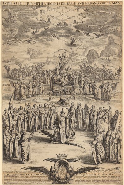 Triunfo da Virgem Maria de Jacques Callot