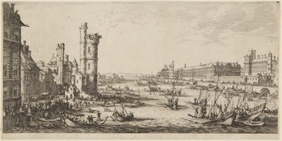Vista do Louvre de Jacques Callot