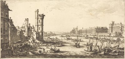 Vista do Louvre de Jacques Callot