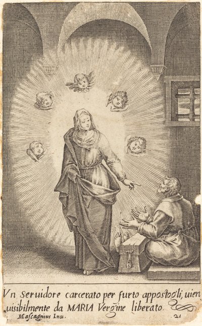 O servo entregue de Jacques Callot after Donato Mascagni