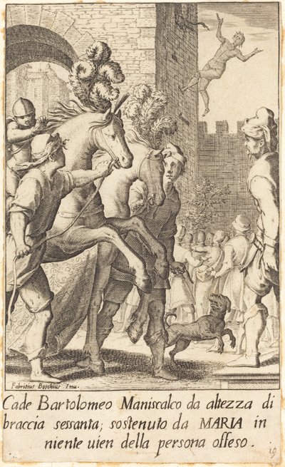 Bartolomeo, Ferrador de Jacques Callot after Fabrizio Boschi