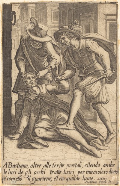 Bastian de Jacques Callot after Matteo Rosselli