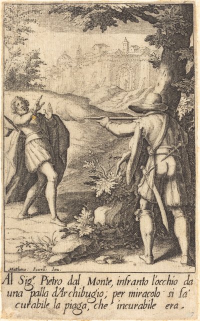 Pietro da Monte de Jacques Callot after Matteo Rosselli