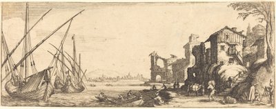 O pequeno porto de Jacques Callot or Follower of Jacques Callot