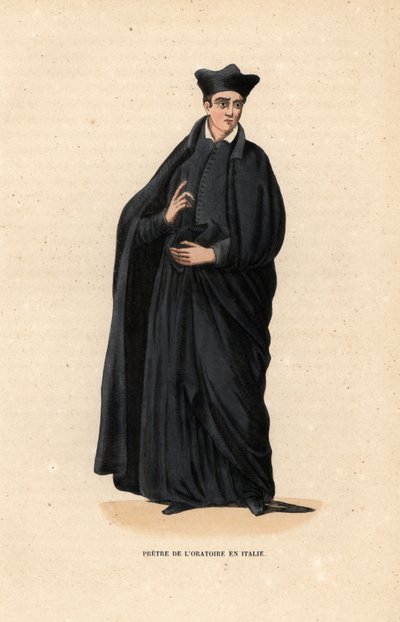 Sacerdote da Congregação do Oratório, Itália, Pretre de l