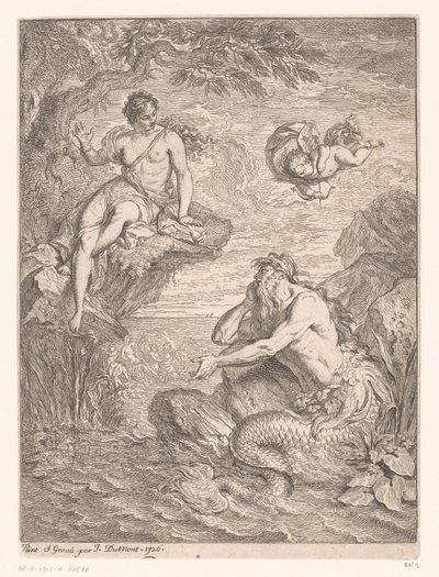 Glaucus e Scylla de Jacques Dumont