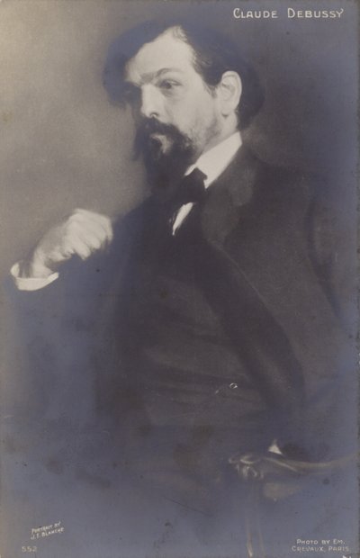 Claude Debussy, compositor francês (1862-1918) de Jacques Emile Blanche