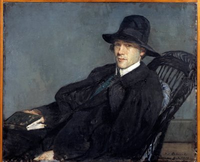 Retrato de Andre Gide (1869 - 1951) de Jacques Emile Blanche