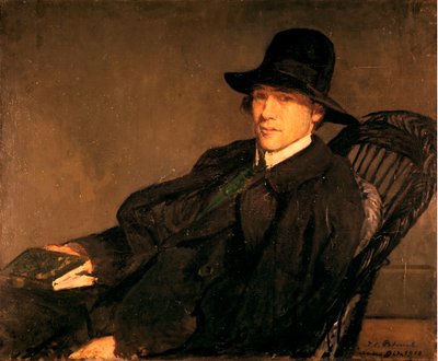 Retrato de Andre Gide 1869-1951, 1912. de Jacques Emile Blanche