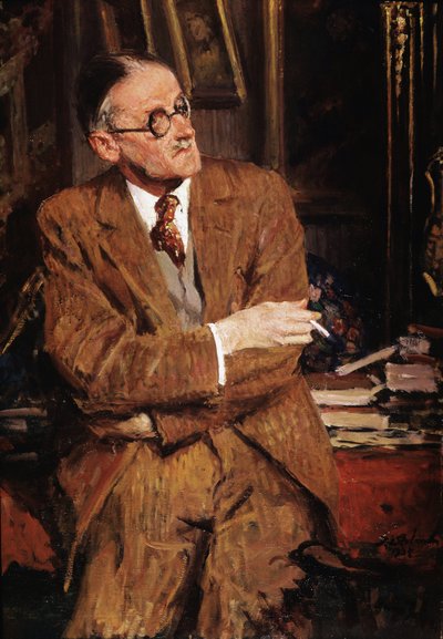 Retrato de James Joyce de Jacques Emile Blanche