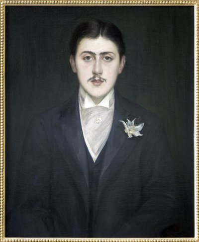 Retrato de Marcel Proust (óleo sobre tela) de Jacques Emile Blanche