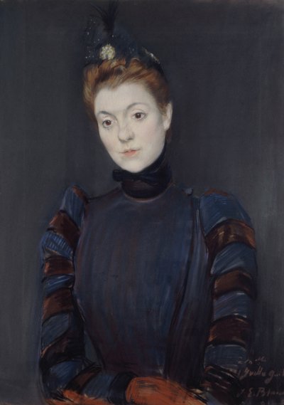 Yvette Guilbert, 1891. de Jacques Emile Blanche