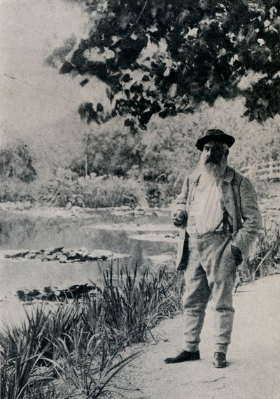 "Claude Monet, Giverny", 1905. de Jacques Ernest Bulloz
