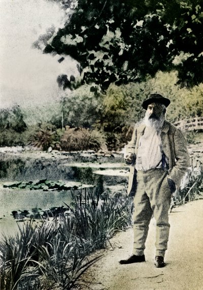 "Claude Monet, Giverny", 1905. de Jacques Ernest Bulloz
