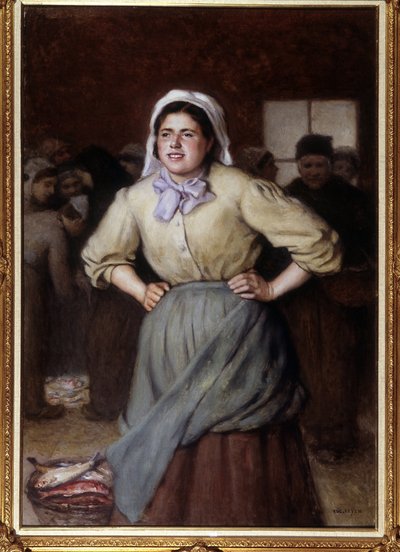 La cancalaise - Pintura de Jacques Eugene Feyen (1815-1908), n.d. de Jacques Eugene Feyen