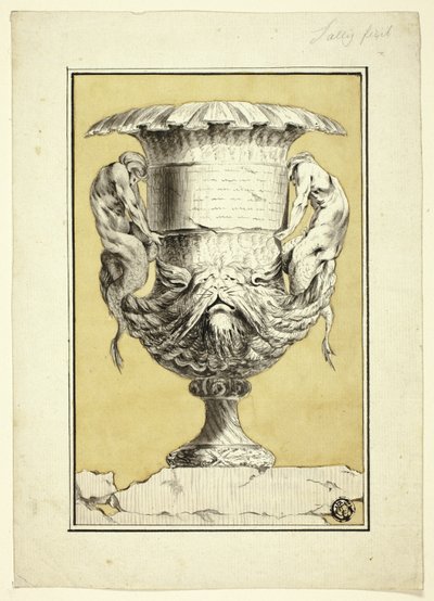 Vaso monumental com figuras antropomórficas de Jacques Francois Joseph Saly