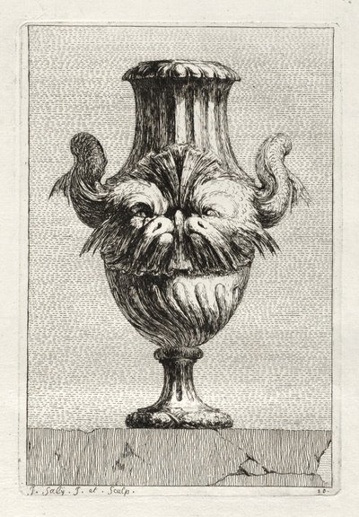 Conjunto de Vasos: Placa 10, 1746. de Jacques Francois Joseph Saly