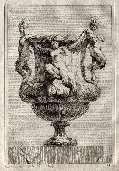 Conjunto de Vasos: Placa 14, 1746. de Jacques Francois Joseph Saly