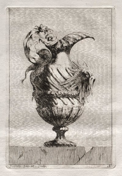 Conjunto de Vasos: Placa 16, 1746. de Jacques Francois Joseph Saly