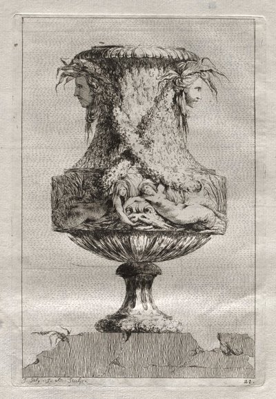 Conjunto de Vasos: Placa 20, 1746. de Jacques Francois Joseph Saly
