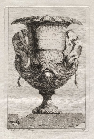 Conjunto de Vasos: Placa 29, 1746. de Jacques Francois Joseph Saly