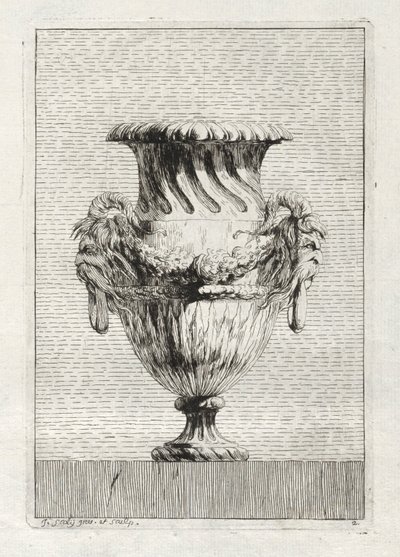 Conjunto de Vasos: Placa 2, 1746. de Jacques Francois Joseph Saly