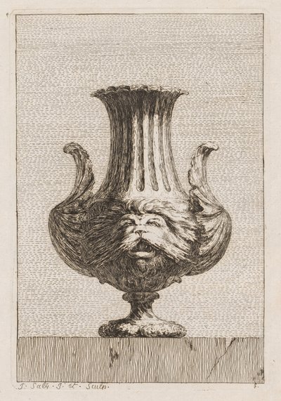 Conjunto de Vasos: Placa 6, 1746. de Jacques Francois Joseph Saly
