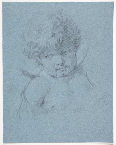 Anjo alado? Cupido? Imagem do busto de Jacques Francois Joseph Saly