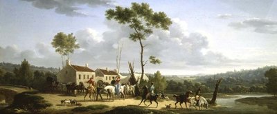 Paisagem com Números de Jacques Francois Joseph Swebach
