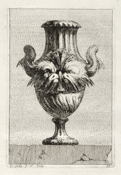 Conjunto de vasos:  Prato 10 de Jacques François Saly
