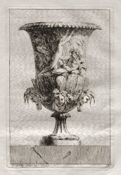 Conjunto de vasos:  Prato 17 de Jacques François Saly