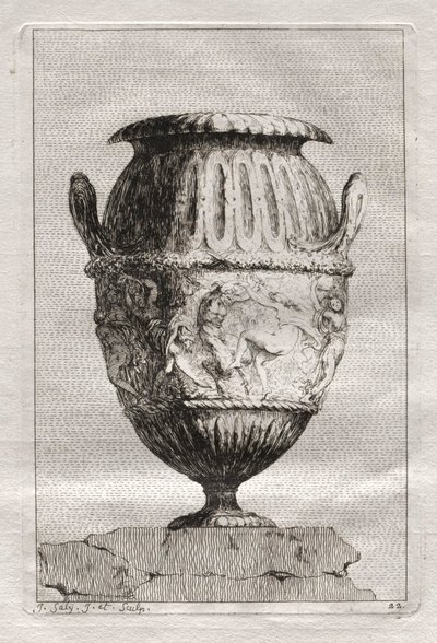 Conjunto de vasos:  Prato 22 de Jacques François Saly