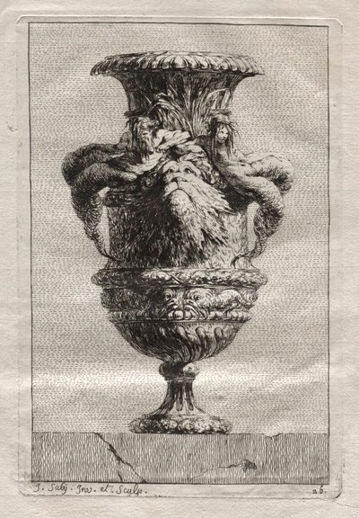 Conjunto de vasos:  Prato 26 de Jacques François Saly