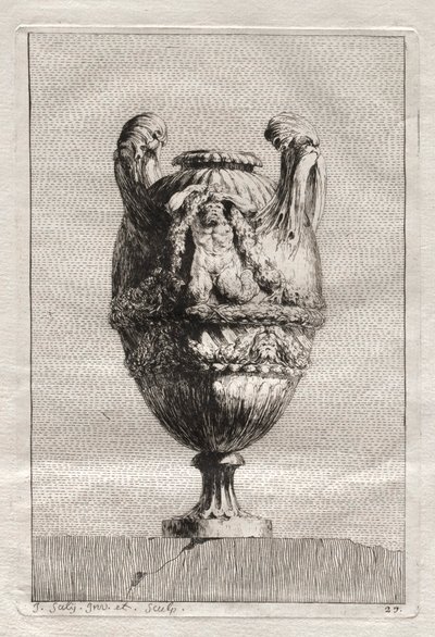 Conjunto de vasos:  Prato 27 de Jacques François Saly