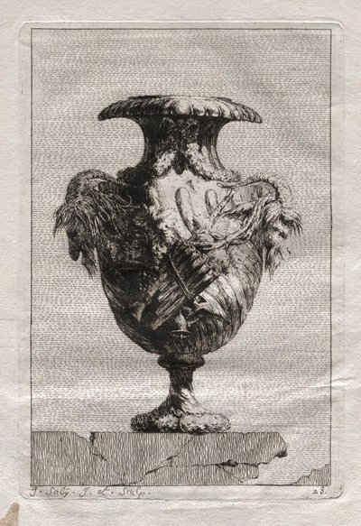 Conjunto de vasos:  Prato 28 de Jacques François Saly