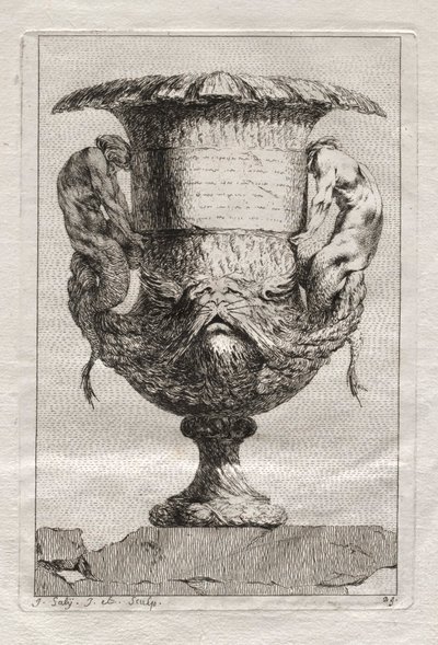 Conjunto de vasos:  Prato 29 de Jacques François Saly