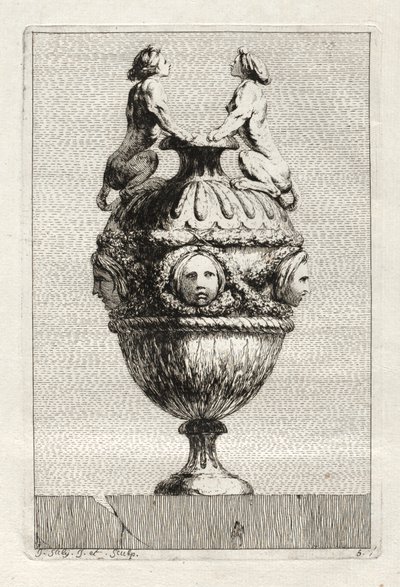 Conjunto de vasos:  Prato 5 de Jacques François Saly