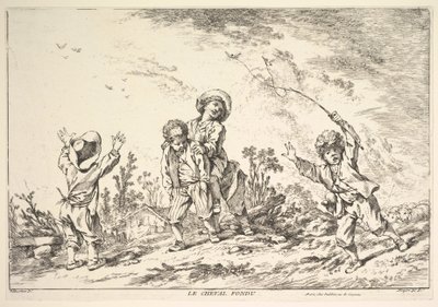 Leapfrog, meados do século XVIII. de Jacques Gabriel Huquier