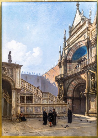 A Escada do Gigante em Veneza de Jacques Guiaud