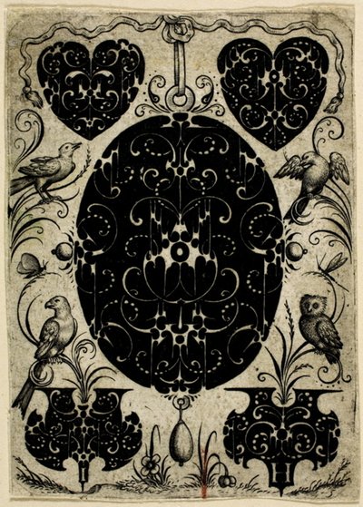 Placa Ornamental V de Jacques Hurtu