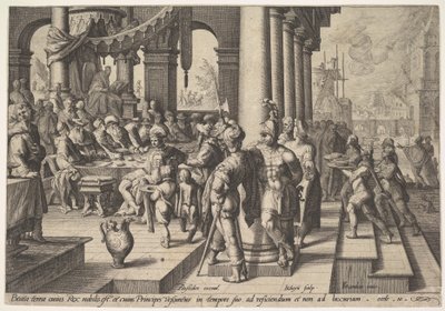 Alegoria do governo de um rei sábio, 1588. de Jacques II de Gheyn